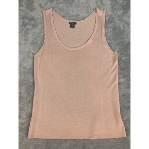 Ann‎ Taylor Cashmere Blend Shell Sleeveless Top Blush Pink Petite Med MSRP $118